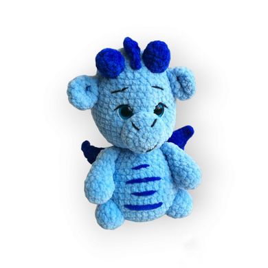 Дракоша РАФ, плюшева іграшка, колір блакитний, 10128, В наявності, Блакитний